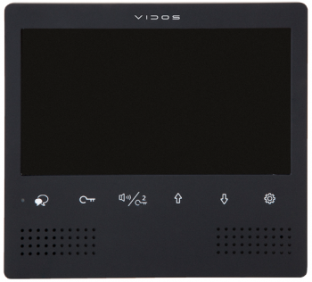 Monitor wideodomofonowy kolorowy, 7", VIDOS DUO M1023B VIDOS